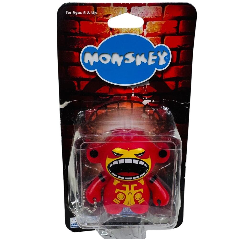 5 for‎ $25| Bigatron Monskey Levon Keychain Collectible Urban Vinyl Figure 2.5"